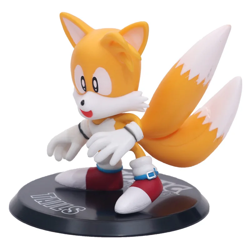 С Ёжиком Соником Миль суставы ПВХ фигурку 110 мм аниме фильм игры Sonic зубная щётка
