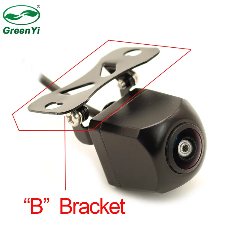 B Bracket 170 градусов объектив рыбий глаз 1280*960P Starlight ночное видение HD AHD камера заднего вида для автомобиля Android DVD AHD цифровой видео монитор - Название цвета: B Bracket