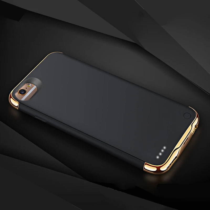 Портативный Ультратонкий чехол аккумулятор 3500 мАч для iPhone 6 s 7 8 4000 зарядки
