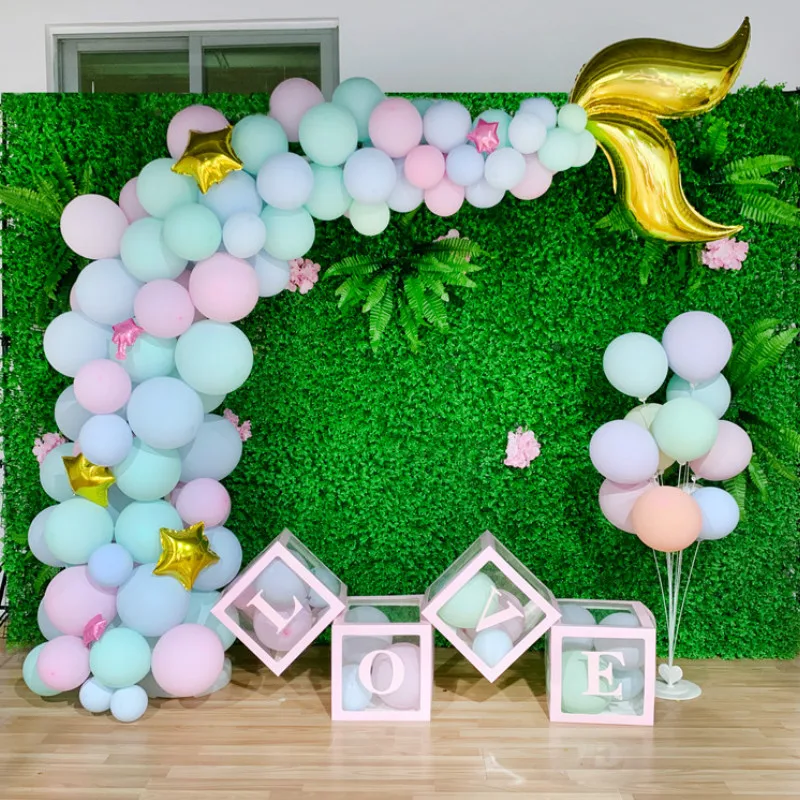Свадебные украшения воздушные шары гирлянды коробка баннер свадебный душ