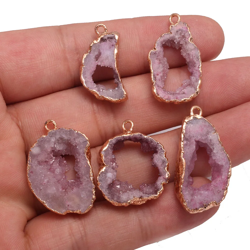 

Natural Stone Irregular Agats Pendants Charms Agats Pendant for Jewelry Making DIY Necklace Size 30-35mm 40-45mm