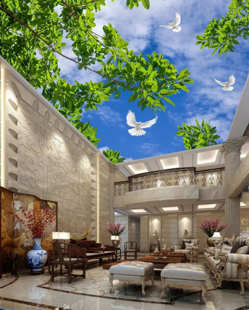 Потолочный экран настенная живопись современный дизайн 3D гостиная спальня