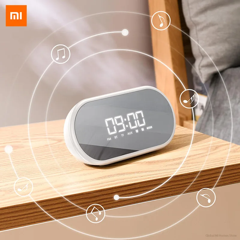 Xiaomi Youpin BASEUS беспроводной Bluetooth динамик бытовой сабвуфер мини звук Будильник
