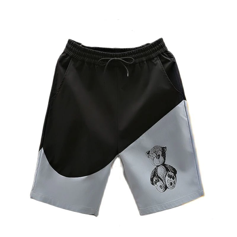 

Summer Shorts Men's Casual Korean Loose Sports Capris Trend Youth Students Beach Pants Versatile Trendy Surf Fitness Jogging