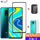 3в1 набор, 9H полное покрытие Защитная пленка для телефона Redmi Note 9s стекло для экрана закаленное стекло Xiaomi Redmi Note 8 8T Pro 9 S безопасное стекло