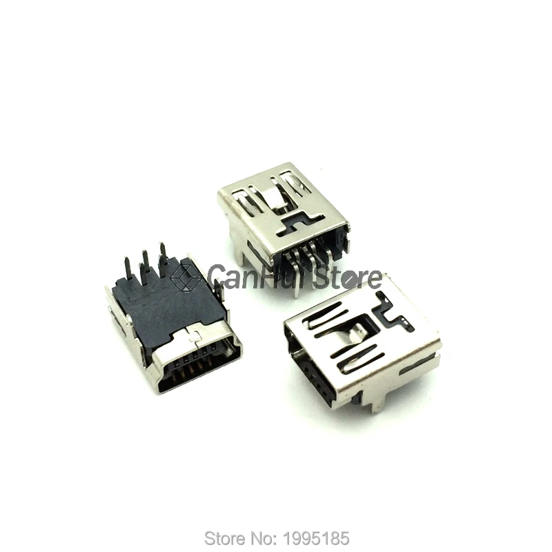 Мини-разъем USB SMD 5 контактов 180 градусов/90 градусов DIP-2 DIP-4 20 шт. | Обустройство дома