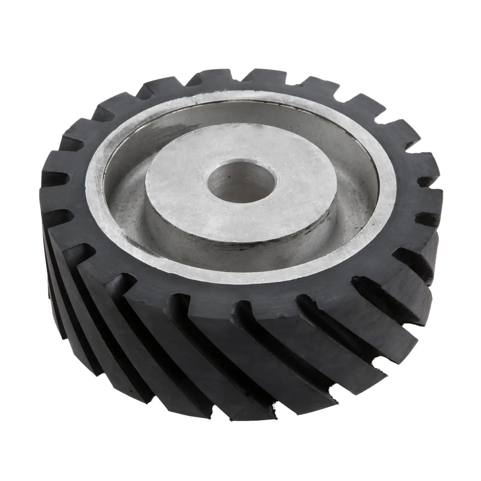 

150*50mm Serrated Rubber Contact Wheel For Belt Grinder Sander Dynamically Balanced Grinding Sanding Abrasive Belt Set