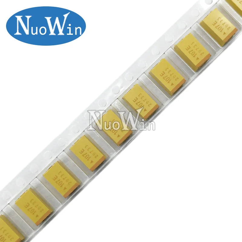 

10 шт. Тип E 7343-43 100 мкФ 1000 мкФ SMD Танталовый конденсатор с алюминиевой крышкой, 6В, алюминиевая крышка, 25В 107 108