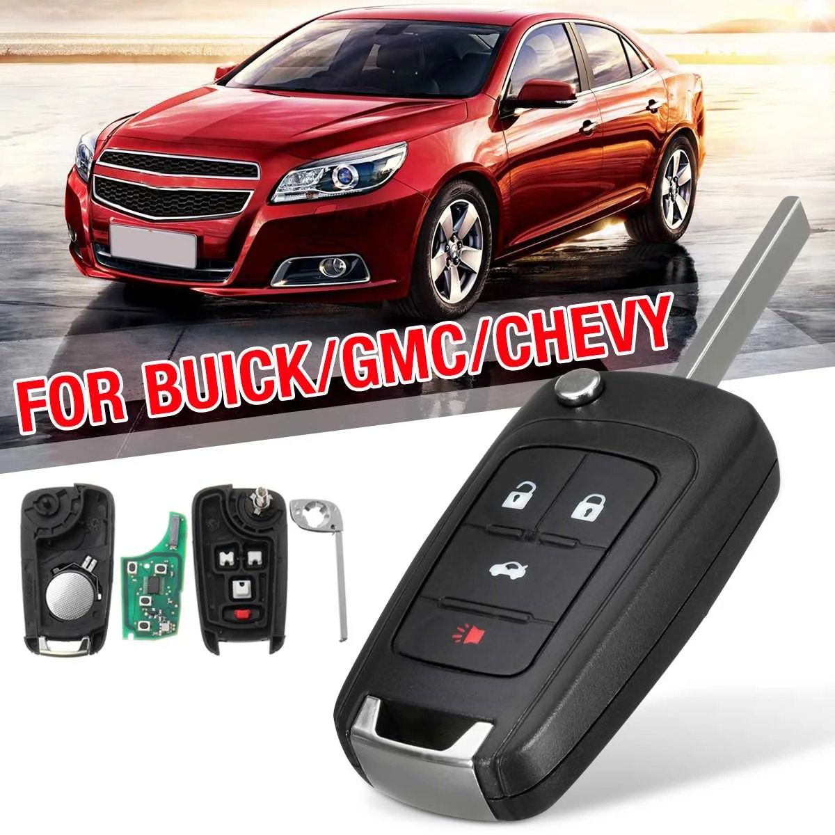 

Пульт дистанционного управления для Buick/GMC/Chevy OHT01060512, 315 МГц, 4 кнопки