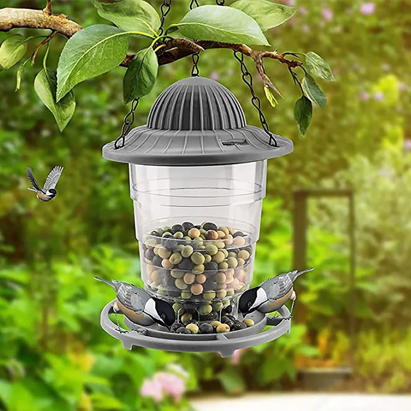 

Bird Feeder Outdoor Bird Accessories Hanging Automatic Bird Feeder Portable Foldable Garden Bird Trough Pet Products