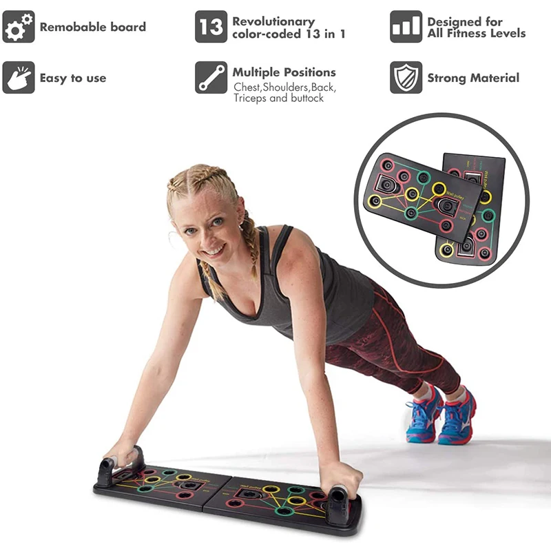 13-in-1multifunctional Bracket Push Up Rack Board Body Building Fitness Exercise Push-up Stands Training System Home Equipment | Спорт и