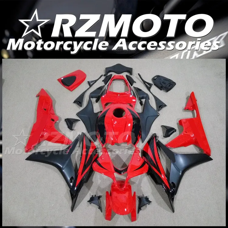 

Injection Mold New ABS Whole Fairings Kit Fit for HONDA CBR600RR F5 2007 2008 07 08 Bodywork Set Red Black