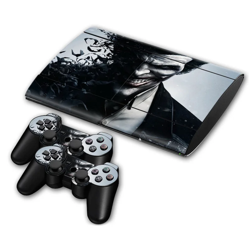 Для Ps3 super slim 4000 консоль и контроллеры наклейки для ps3 виниловые скины