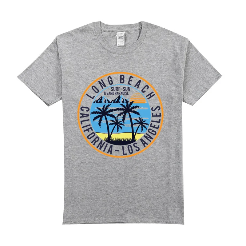 

New men's short sleeve O-neck printed T-shirt 100% cotton breathable short sleeve summer men's casual T-shirt fashion brand top