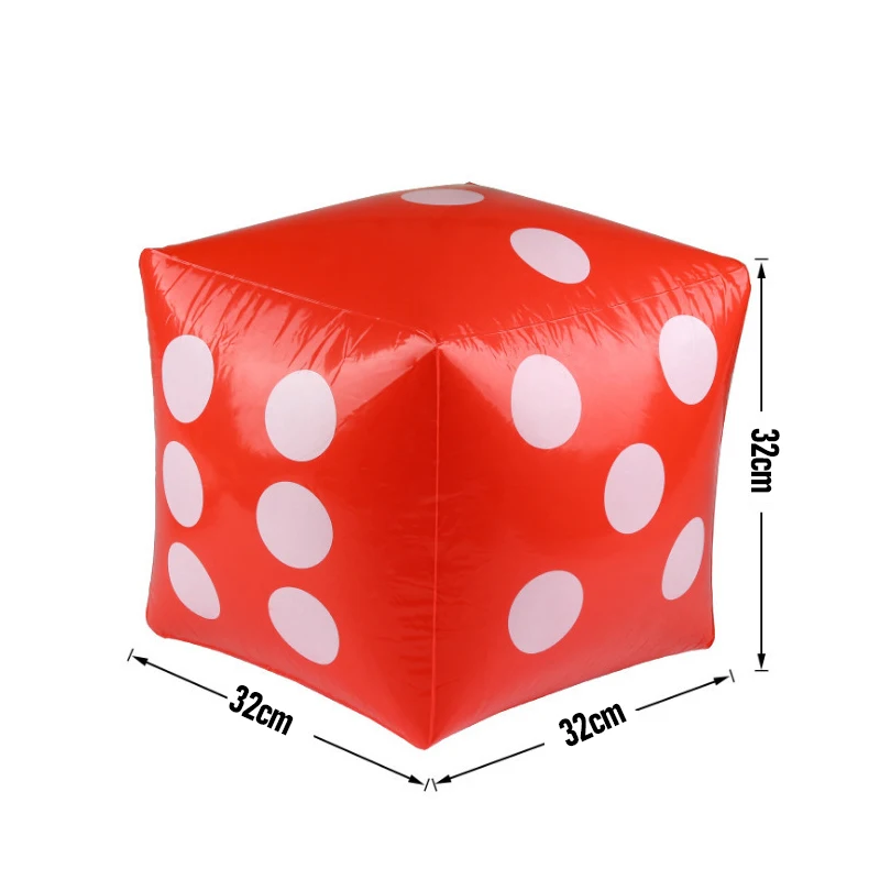 

Inflatable children's toy dice Game Play Cube Inflatable Cube Swimming Pool Outdoor Party Toy Children Kid Adults Inflated Toy