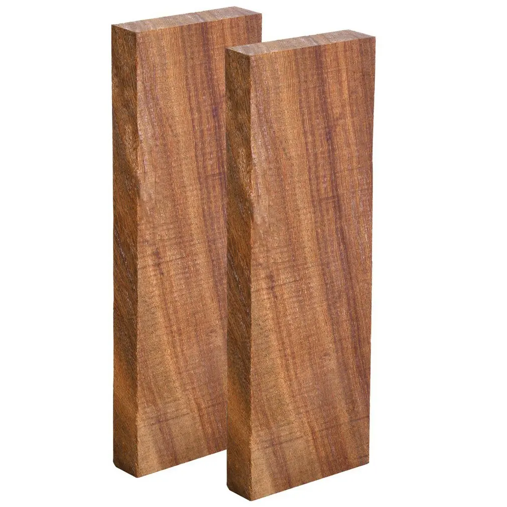 

2piece DIY Knife Handle Material Padauk Wood Spoon Making Materials Home Handicraft Materials For Knife Handles Pistol Grips