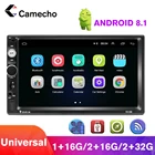 Camecho Android 8,1 автомобильный радиоприемник 7 дюймов 2 Din HD 1080P Автомобильный плеер универсальный GPS Bluetooth WIFI FM автомобильный радиоприемник задняя камера