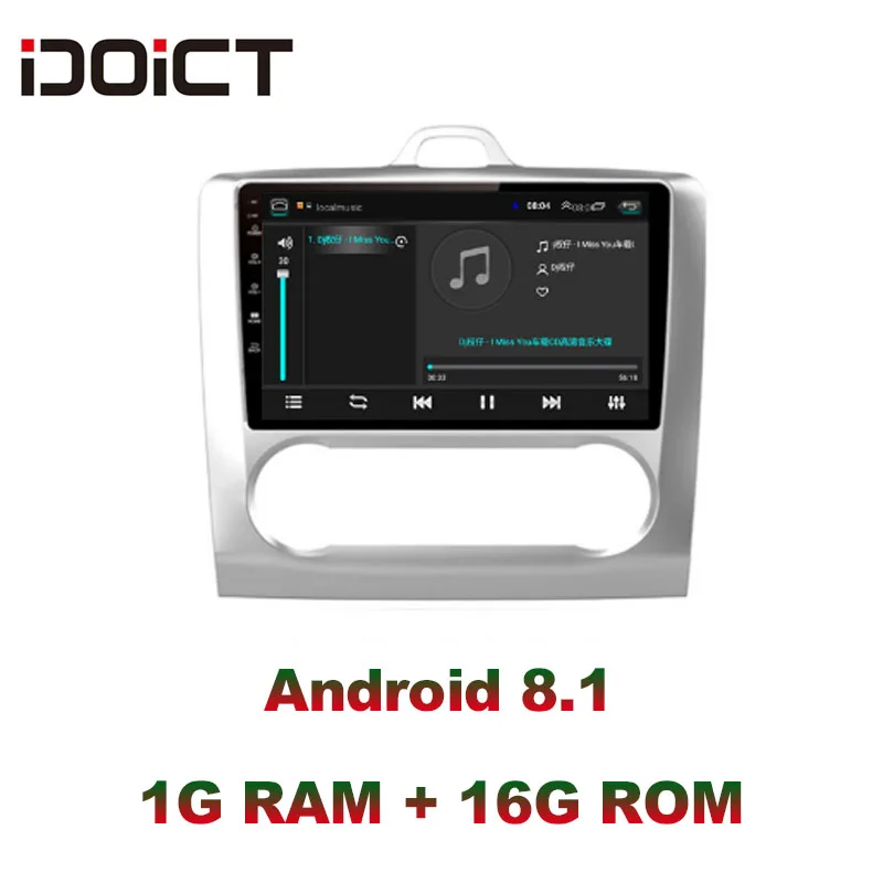 Автомобильный DVD плеер IDOICT Android 9 1 с GPS навигацией мультимедийный проигрыватель