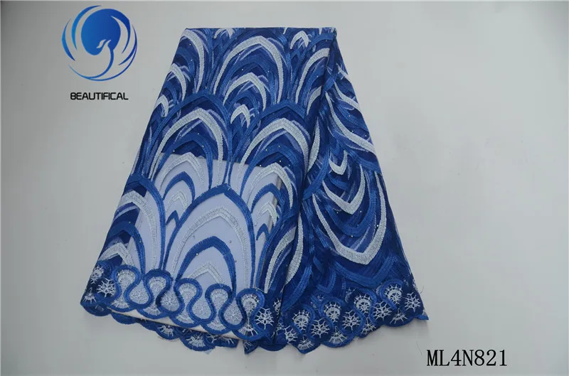 Красивая африканская кружевная ткань новинка 2019 с вышивкой и драгоценными