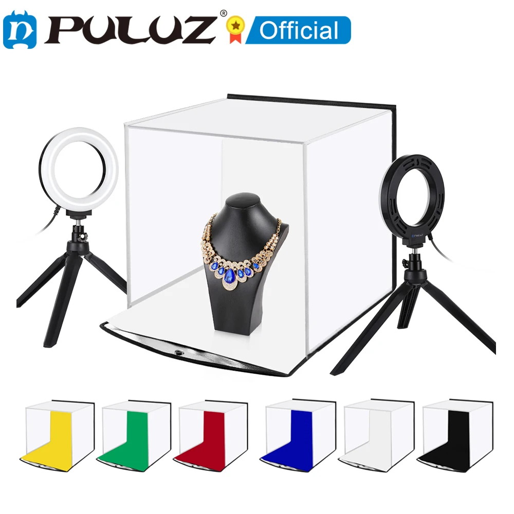 Портативный Настольный софтбокс для фотосъемки PULUZ 30 см наборы тентов студийной
