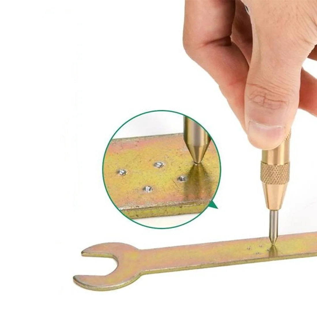 

5 Inch Automatic Punching Woodworking Tools Drill Bit Electric Tools Metal Drills Center Pin Punch Spring Loaded Dent Marker