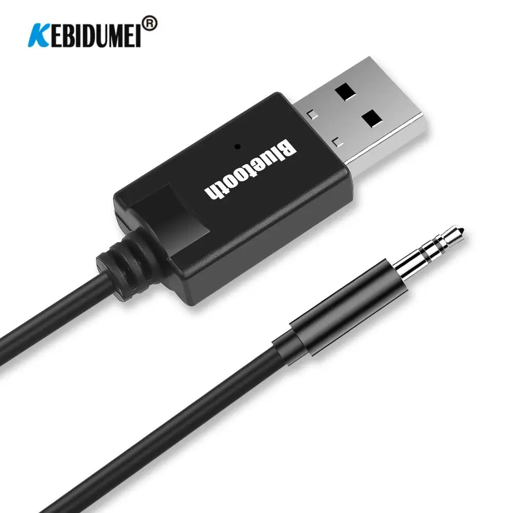 Автомобильный комплект со штекером 3 5 мм AUX Bluetooth 4 2 приемник аудио MP3 музыка USB для