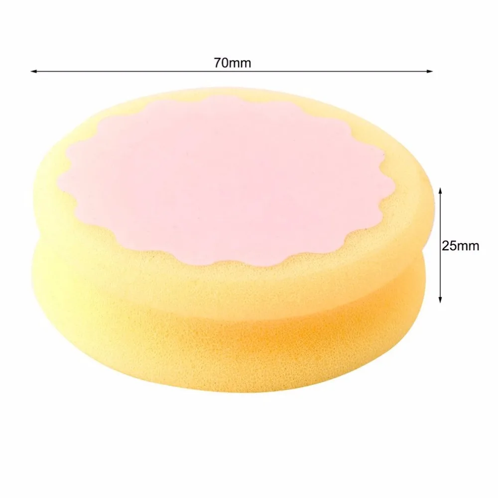 

Women Hair Removal Depilation Sponge Double-sided Pad Round Shape Waxing Polishing Face Arm Leg Hair Removal Tool
