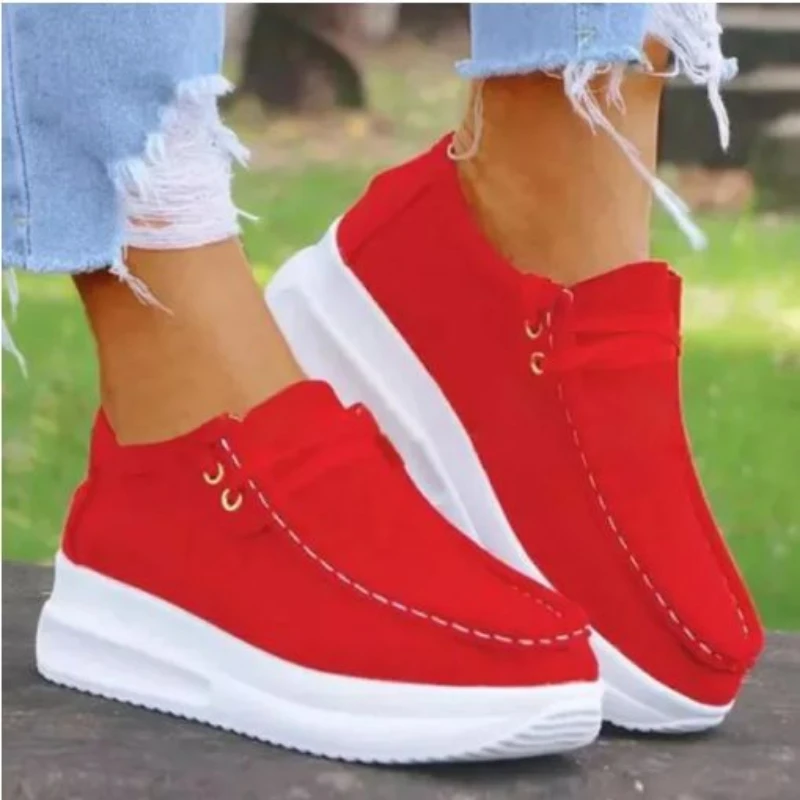 

2021New Antiskid Muffin Shoes Round Head Thick BottomTie Wrap Multi Color Comfortable Antiskid Fashion All Kinds Popular Km075