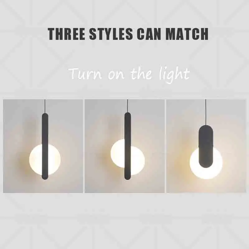 Современный Железный подвесной светильник из ПВХ s для внутреннего освещения