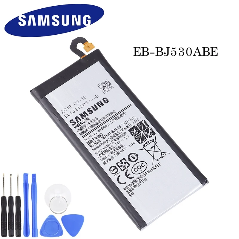 Оригинальный аккумулятор Samsung для Galaxy J5 2017 /J5 Pro J530 J530F J530G полимерная литиевая