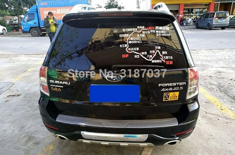 Спойлер для Subaru Forester 2009 2012 неокрашенный чехол из АБС пластика багажника