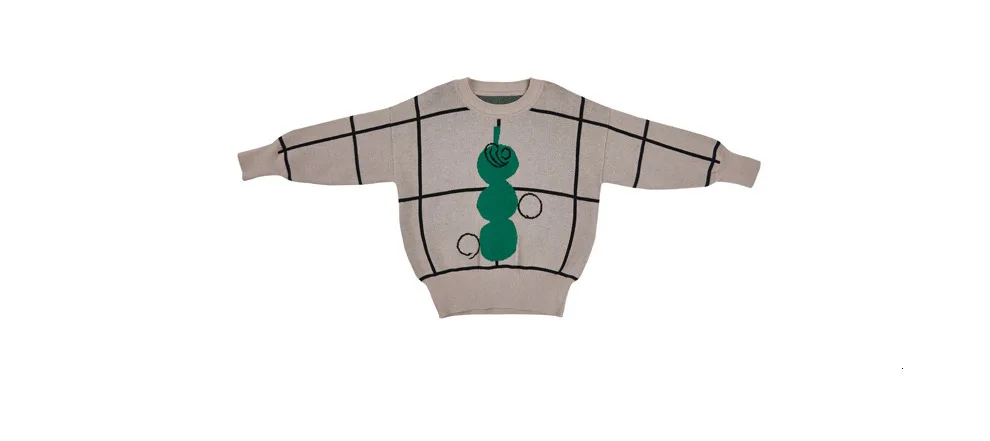 knitted sweater Г. Детские свитера; Новинка г.; осенне-зимний брендовый кардиган с модным принтом для мальчиков и девочек; Детские хлопковые топы; верхняя одежда - Цвет: knitted sweater