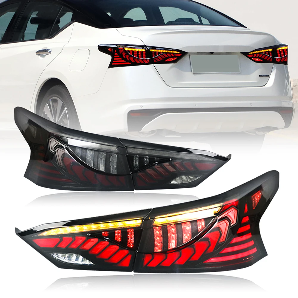 

Автомобильный светодиодный задний фонарь для Nissan Altima Teana 2019 2020 2021, задние ходовые огни, динамический тормоз, автомобильные аксессуары, запасные части