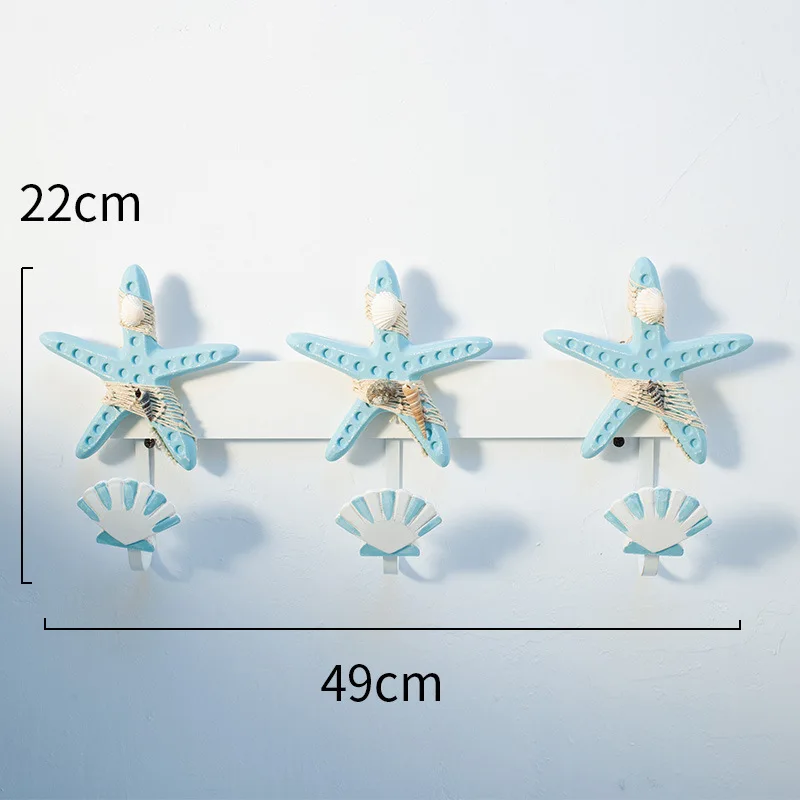 Железные настенные крючки в средиземноморском стиле вешалка для детской комнаты