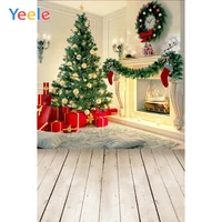 christmas tree fireplace carpet wooden floor home decor backdrop photography custom photographic background for photo studio