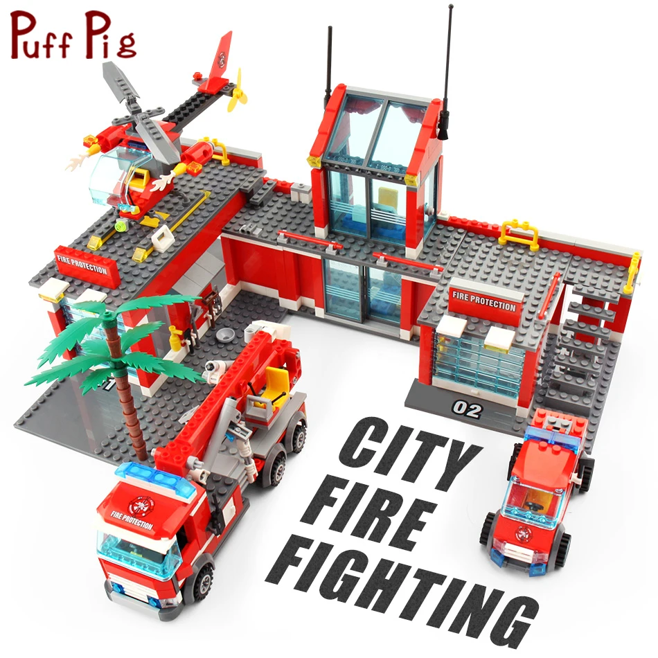 774 шт. пожарная станция пожарных аварийно спасательных грузовик вертолет