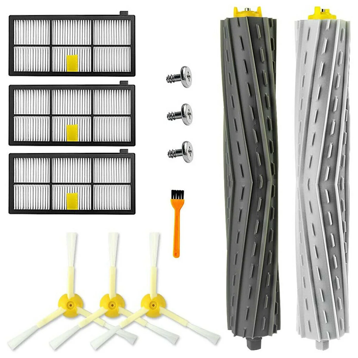 

Rubber Roller Brushes Filters Side Brushes For Irobot Roomba 800 900 Series Robotic Vacuum Cleaner Household Sweeper Replacement
