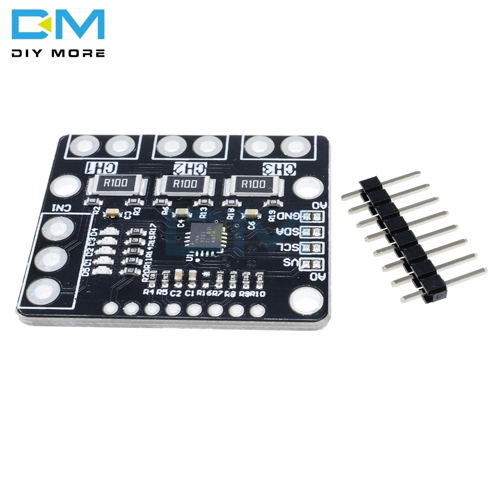 Модуль платы датчика питания IIC I2C INA3221 Замена модуля напряжения источника INA219