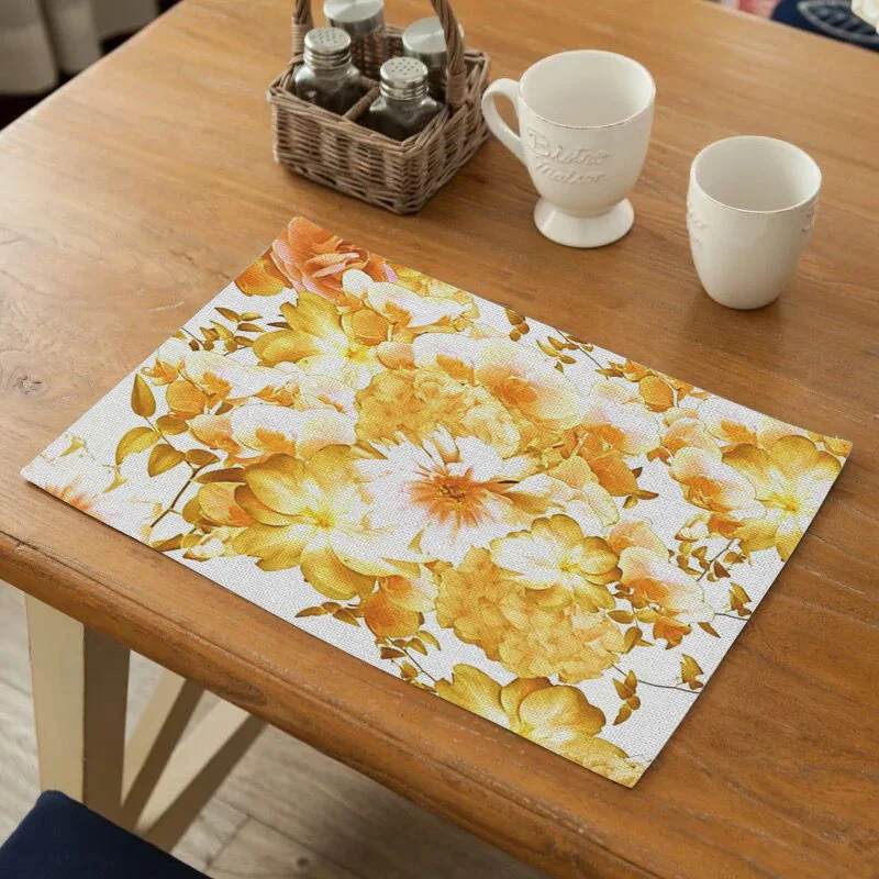 Настольный коврик для столовой посуды пластиковый столовые приборы подставки