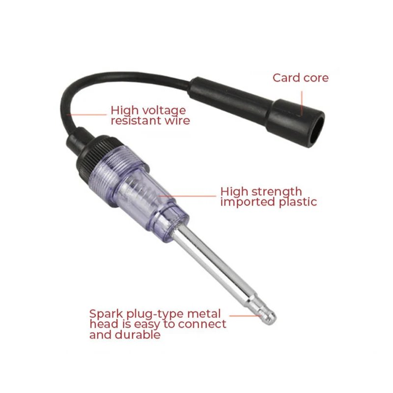 

Car Tools of Spark Plug Tester Automobile Ignition Coil Testing Instrument Detector Flashover Gauge Automotive Motorcycle Truck