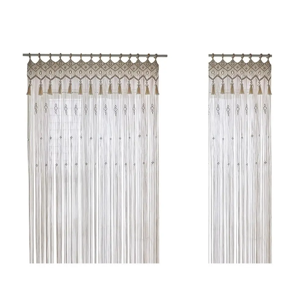 

Handmade Wall Curtain Soft Cotton Tapestry Door Curtain Unique Boho Style Door Curtain Durable Comfortable Home Decor Curtain Fo