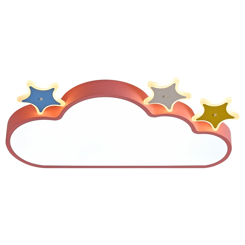 

LED Ceiling Light Lamp Cloud Dimmable Modern Nursery Kid Bedroom Cartoon Surface Mounted Lighting Remote Control AC 110V 220V