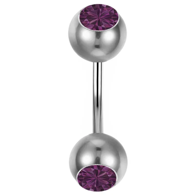 Украшения для тела PINKSEE 10 шт. двойные камни губ бровей пирсинга живота оптовая