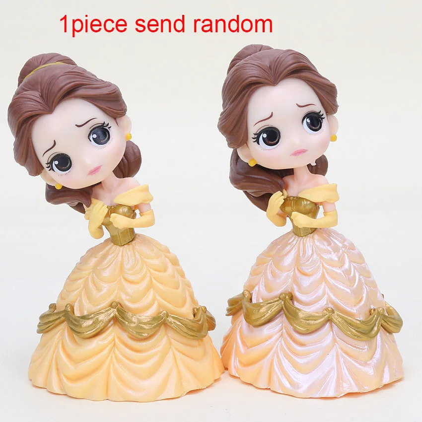 belle 11 см Q posket принцесса фигурка игрушка принцесса Мулан qposket ПВХ фигурка модель игрушки - Цвет: belle