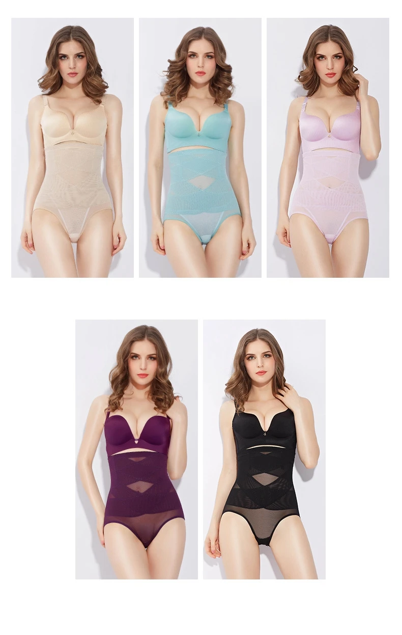 Женский тренажер с высокой талией Корректирующее белье утягивающее Утягивающее