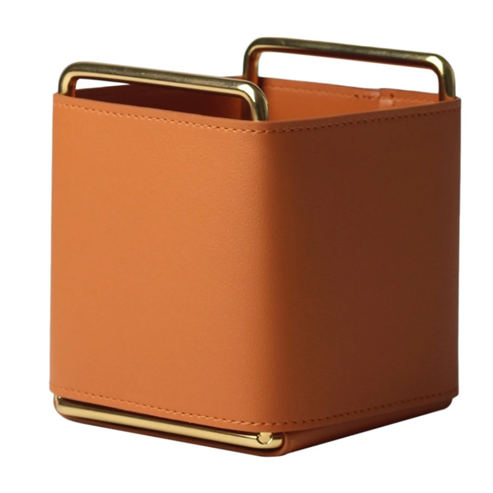 

HOT Metal Storage Tray PU Leather Rectangle Jewelry Display Plate Cosmetic Organizer Tea Coffee Tray Desktop Decor