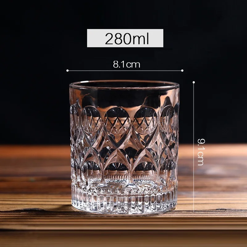 Прозрачные хрустальные бокалы для вина пива виски бренди водки 6 шт./компл.