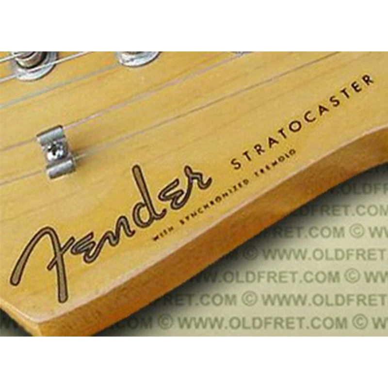 펜더 ST 기타 헤드 로고, 물 전송 스티커