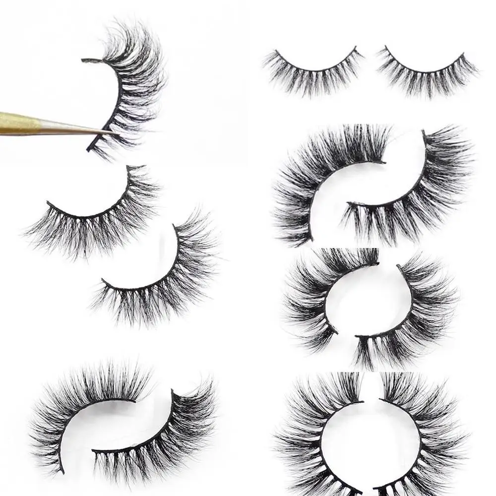 

HiArt 10pc 3D Mink Eyelashes For Hair Gift Random Style Eyelashes