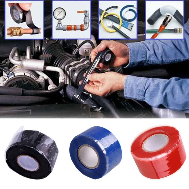 

Drop Shipping 25MM High Temperature And High Pressure Waterproof Water Pipe Repair Sealing Self-adhesive Tape 1.5M